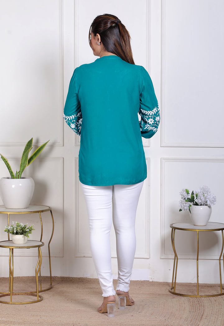 Martina Rayon Short Top