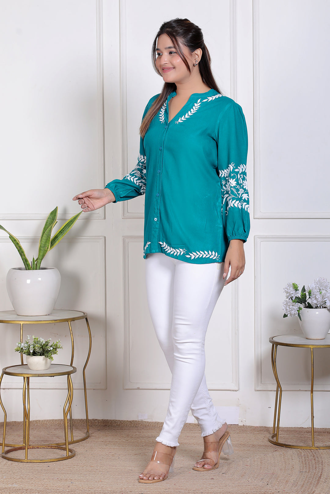 Martina Rayon Short Top