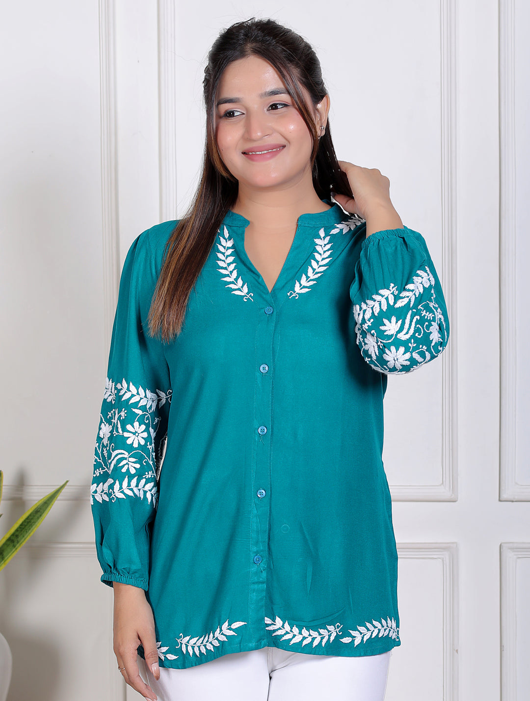 Martina Rayon Short Top