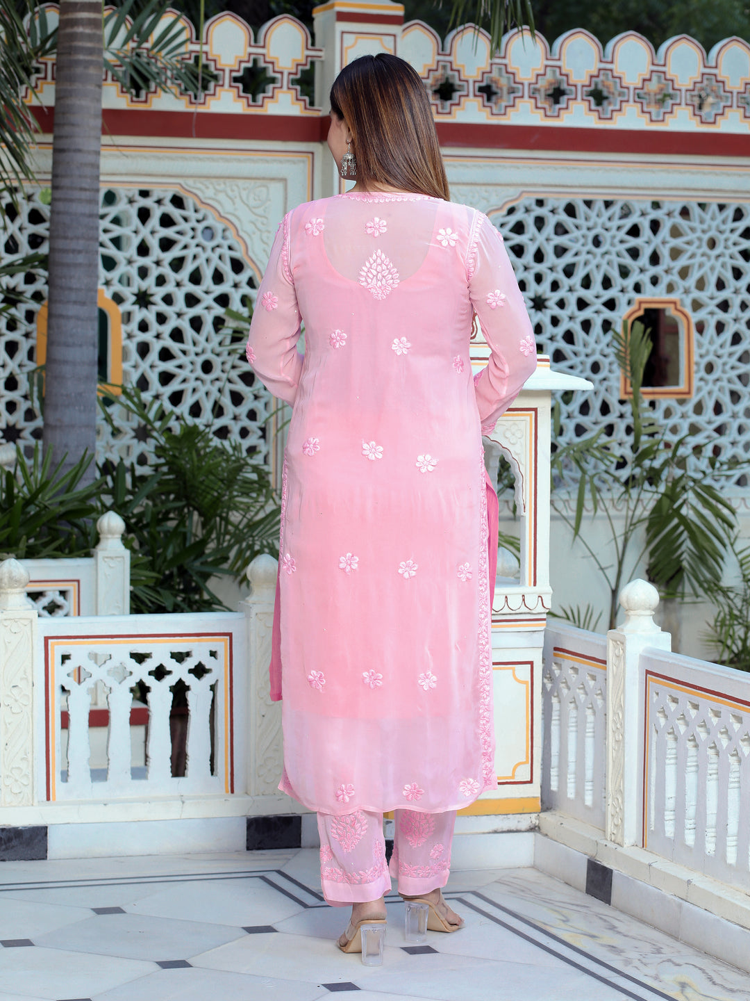Haya Viscose Chikankari full set