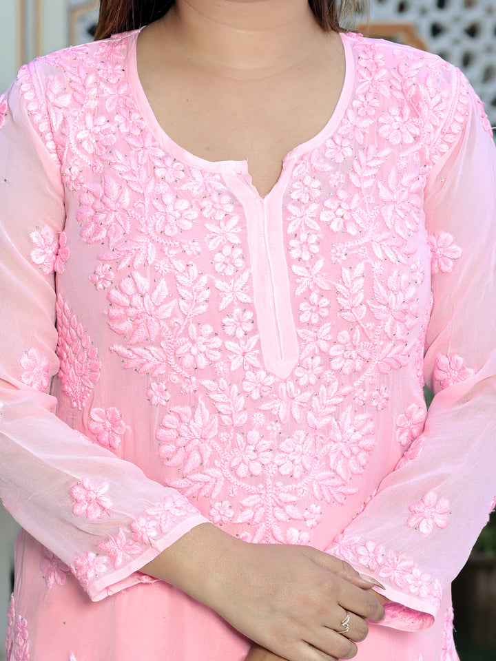 Haya Viscose Chikankari full set