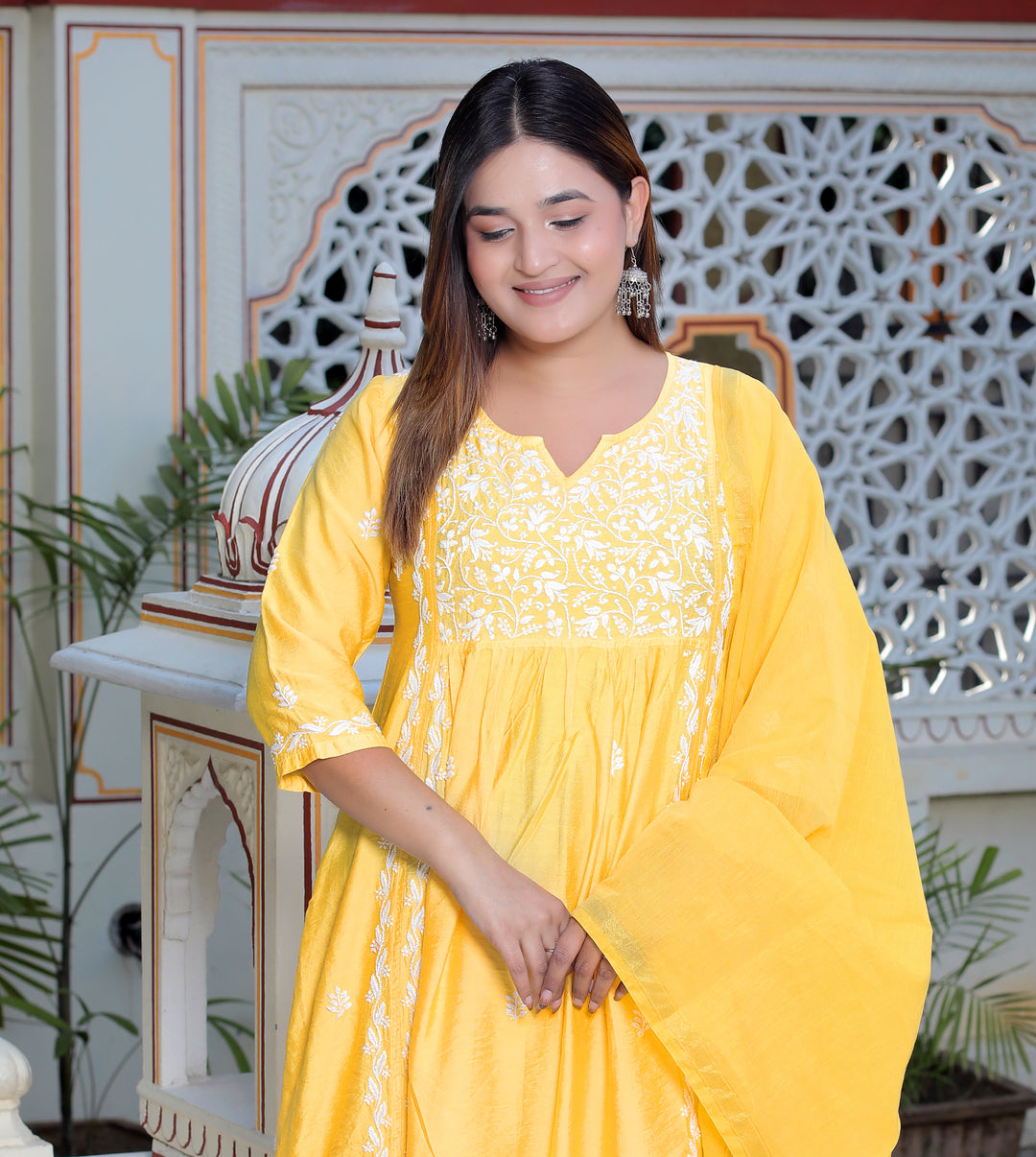 Lavina Chanderi Nyra Dress