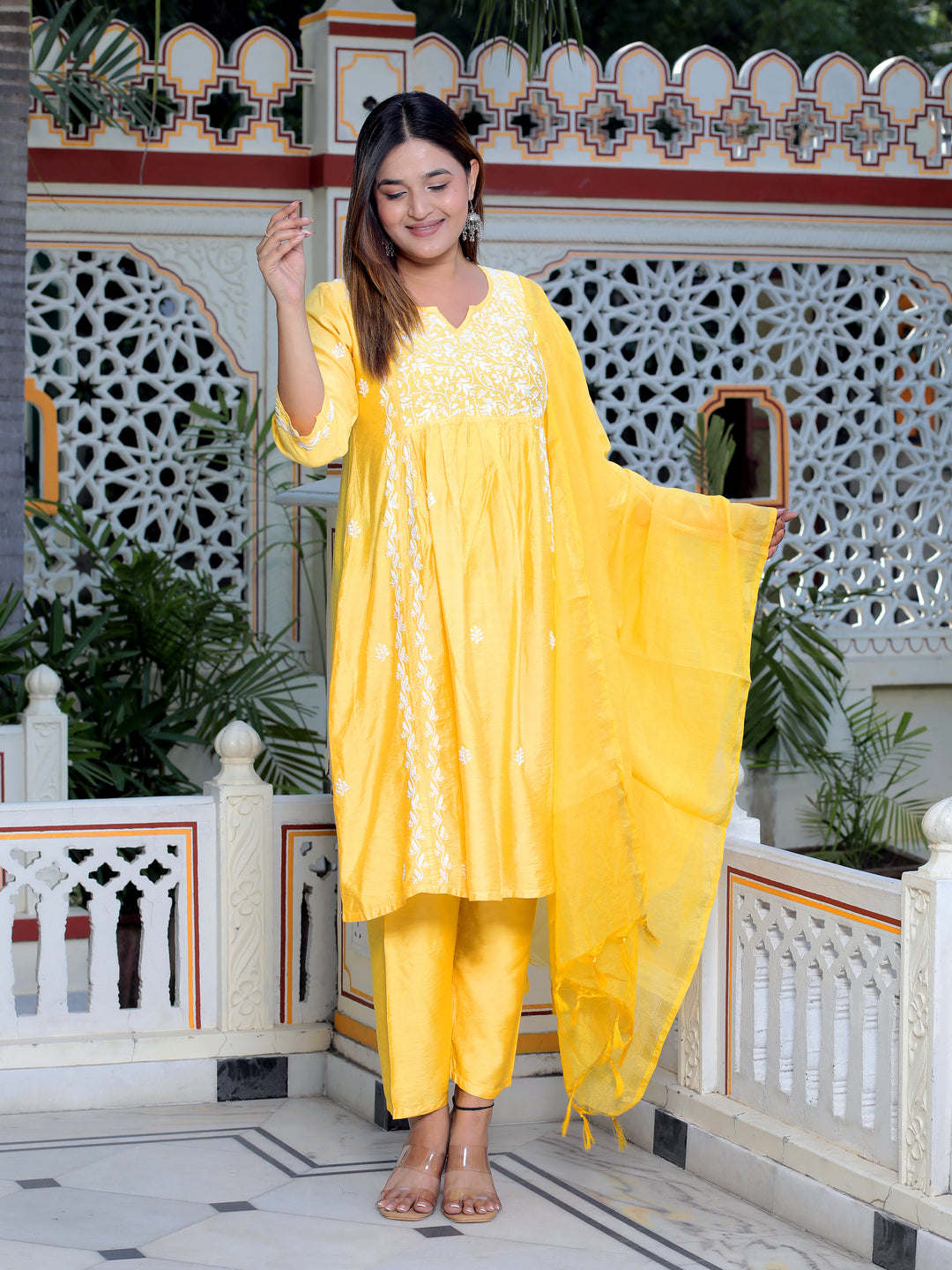 Lavina Chanderi Nyra Dress