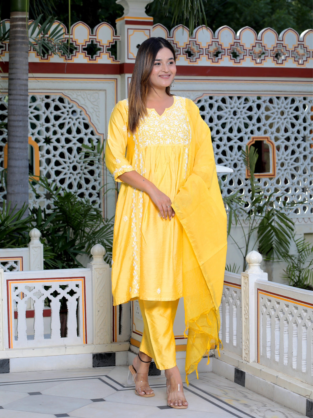 Lavina Chanderi Nyra Dress