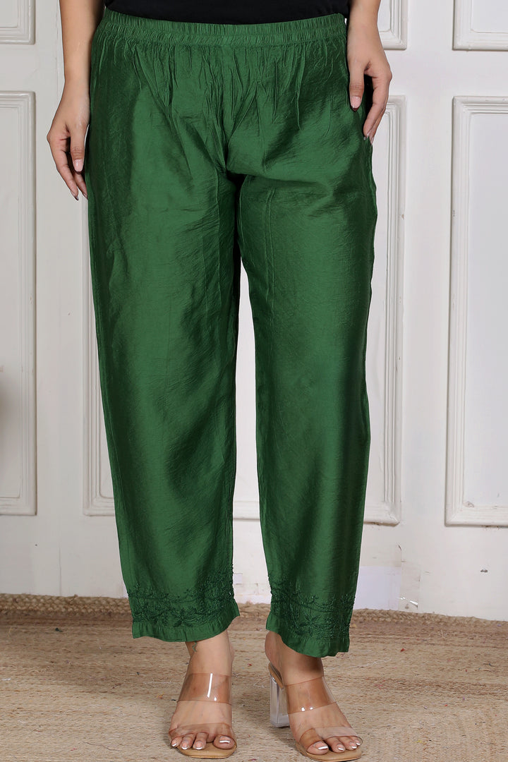 Shaina Chanderi Chikankari 3 Piece Set