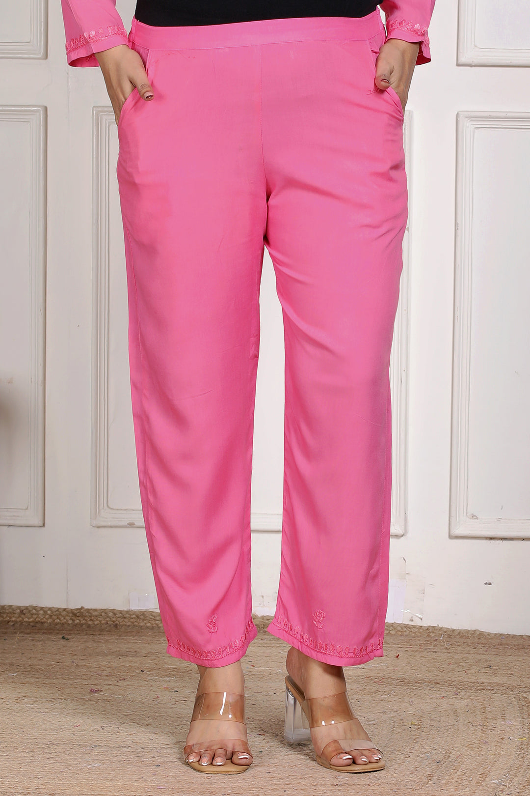 Suhani Modal chikankari dress with Dupatta