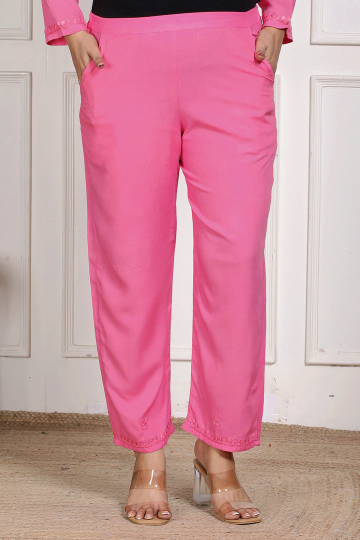 Suhani Modal chikankari dress with Dupatta