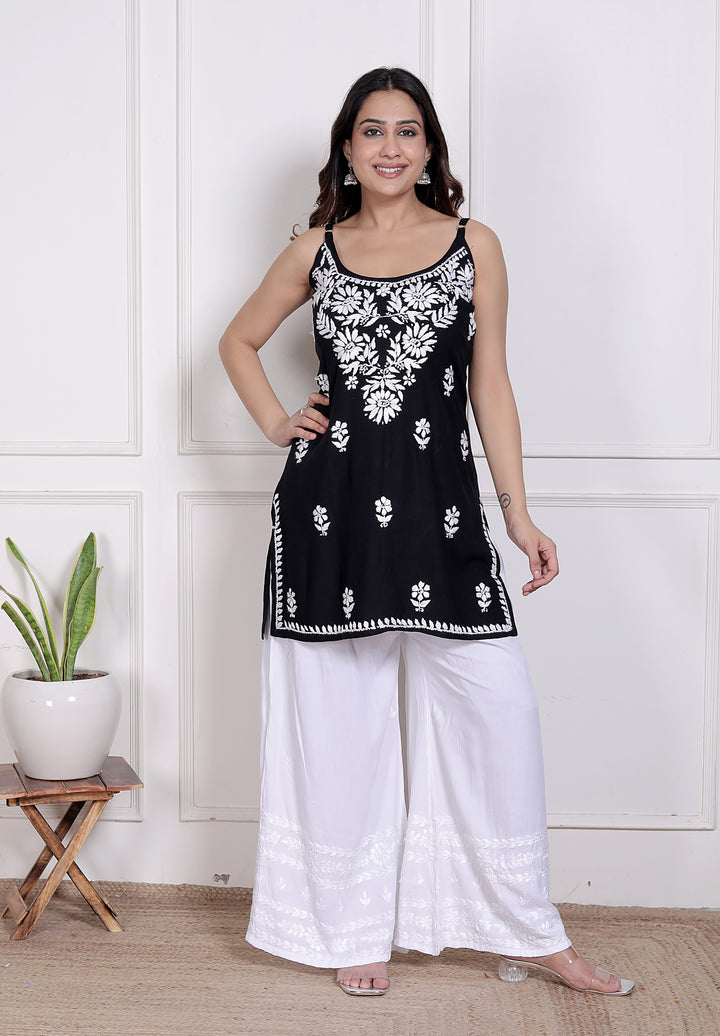 Gehna Cotton Chikankari Spaghetti kurti