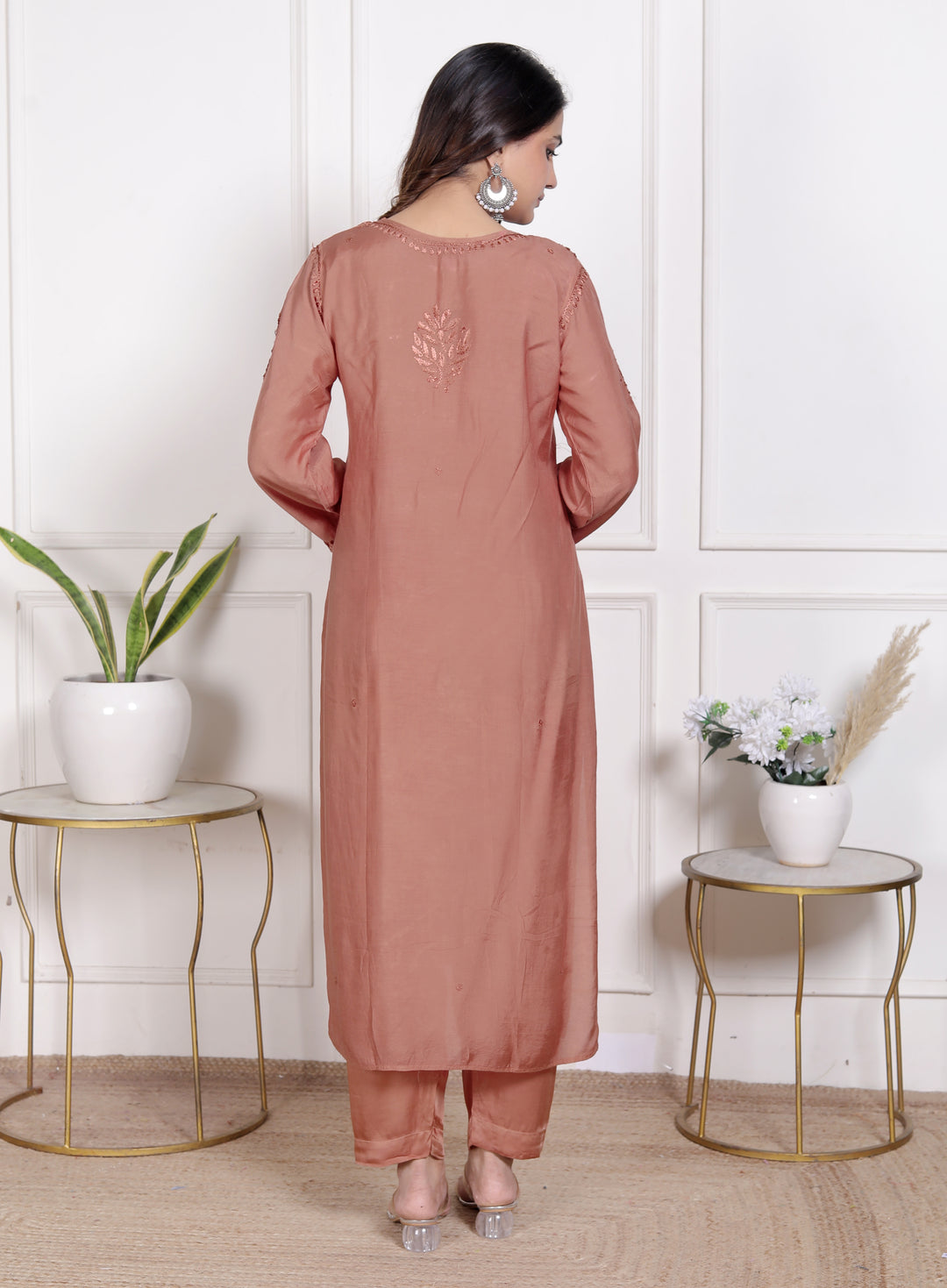 Heena Muslin Resham Co-ord Set