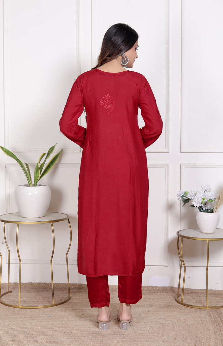 Heena Muslin Resham Co-ord Set