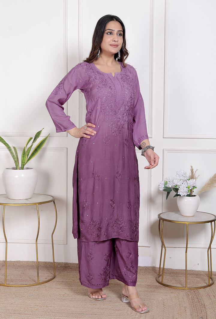Jharna Muslin Mukaish Co-ord Set