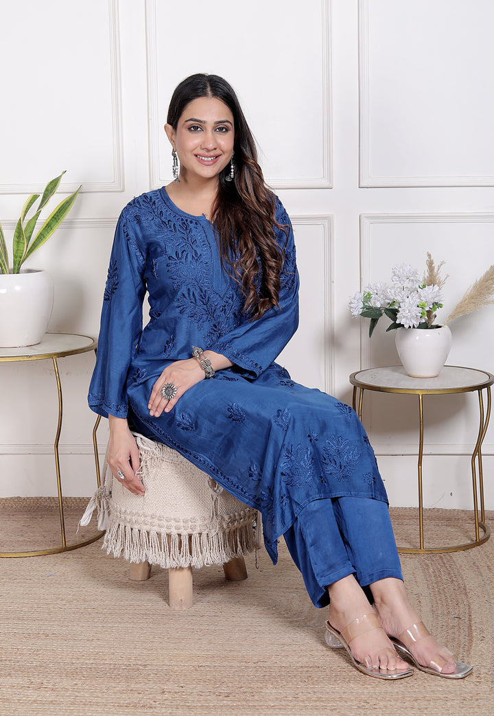 Heena Muslin Resham Co-ord Set