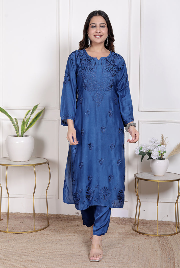 Heena Muslin Resham Co-ord Set