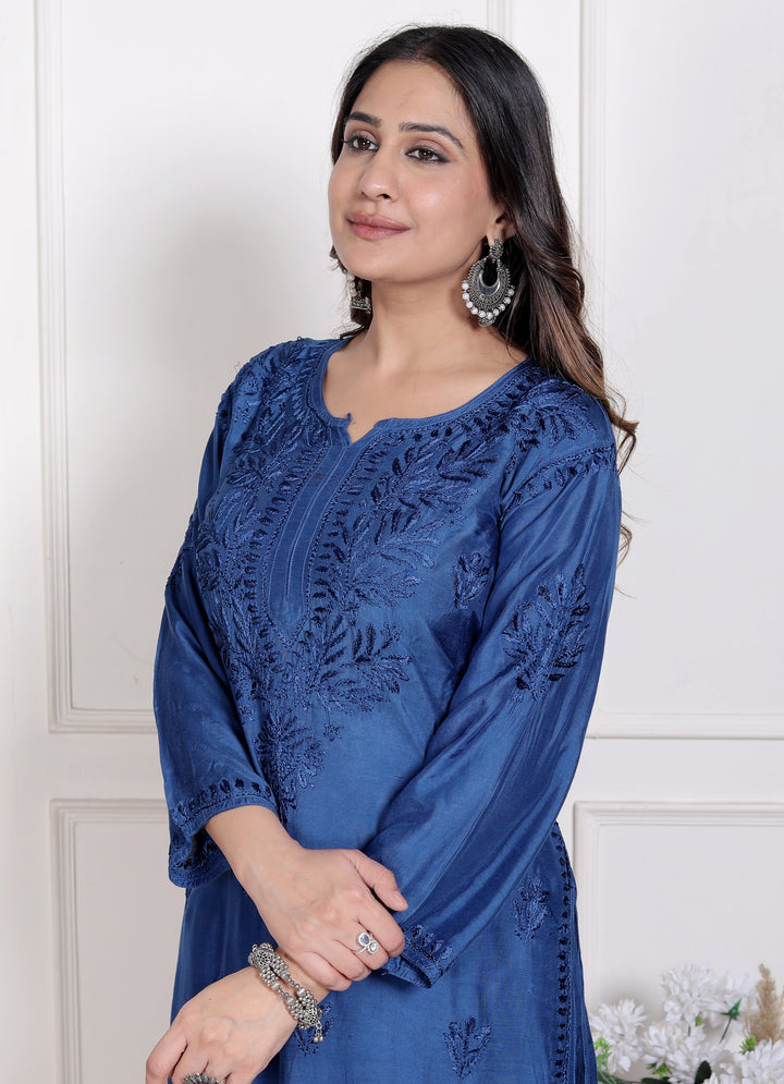 Heena Muslin Resham Co-ord Set