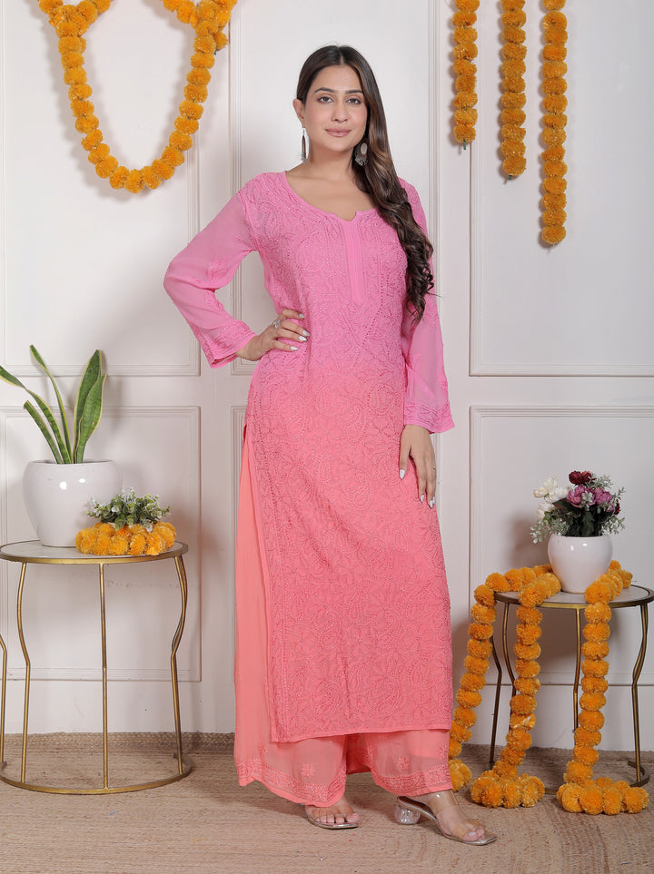 Shanaya Viscose Chikankari Full Set