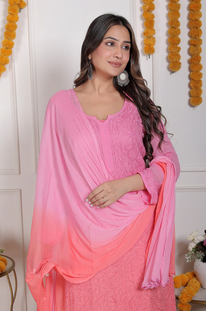 Shanaya Viscose Chikankari Full Set