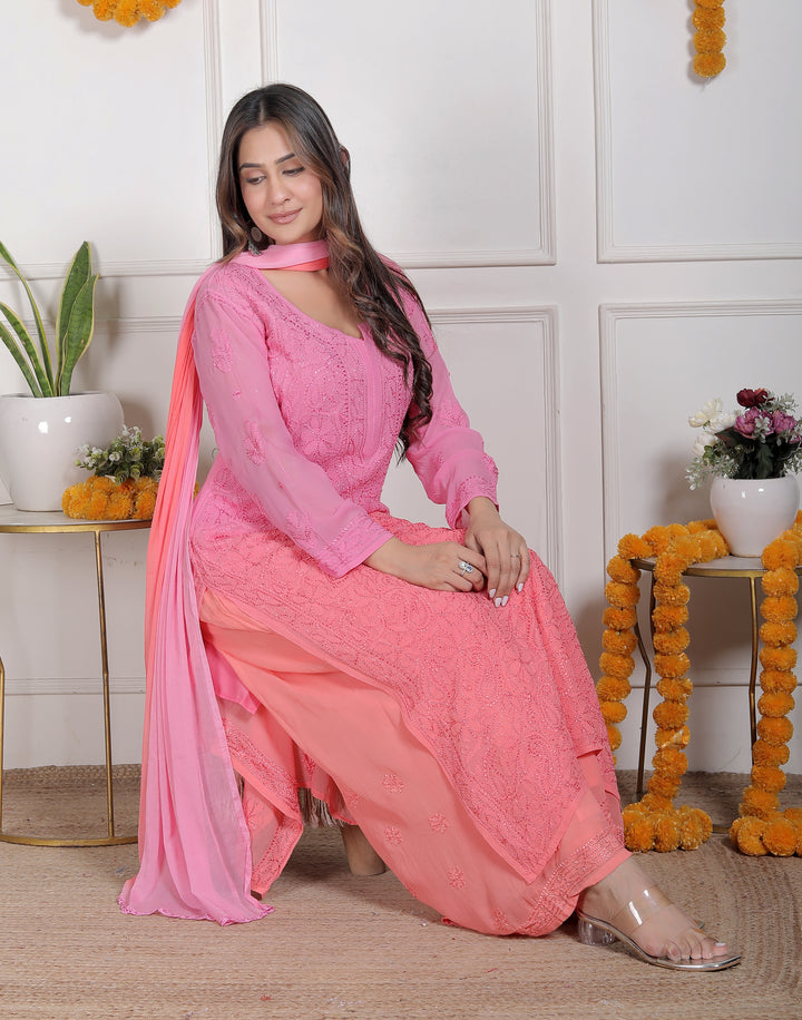 Shanaya Viscose Chikankari Full Set