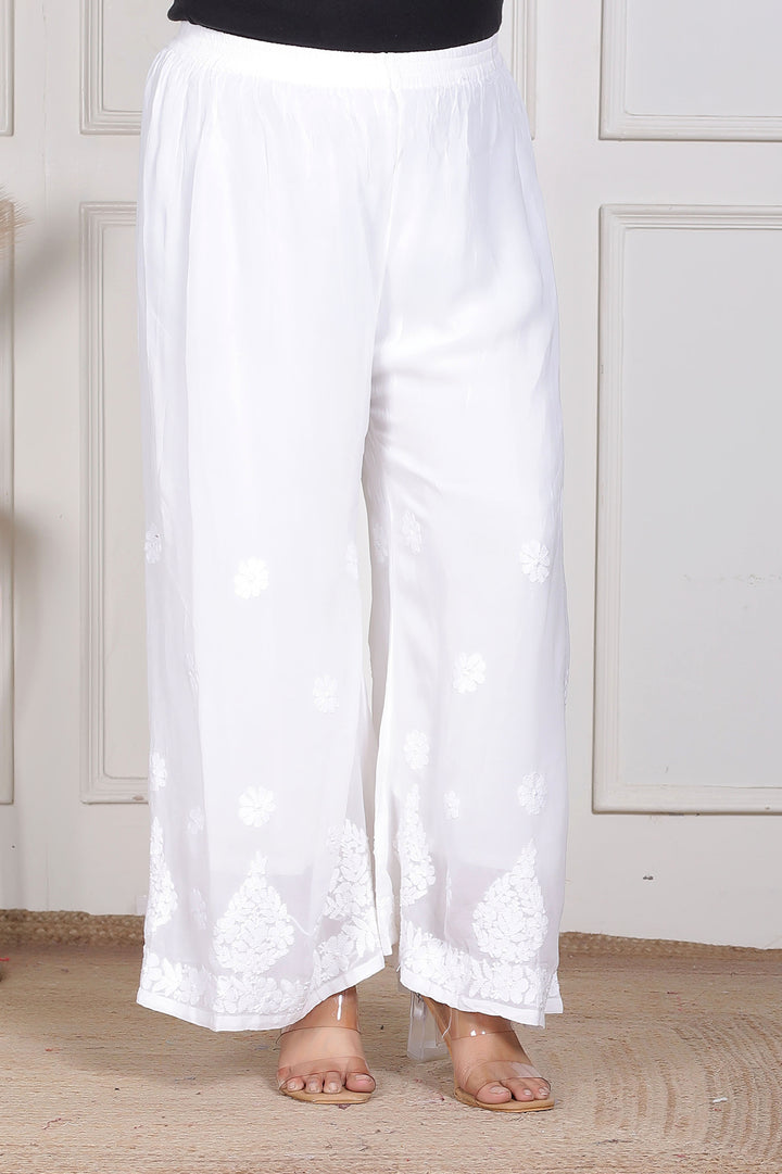 Dua Chanderi Chikankari Long Kurti