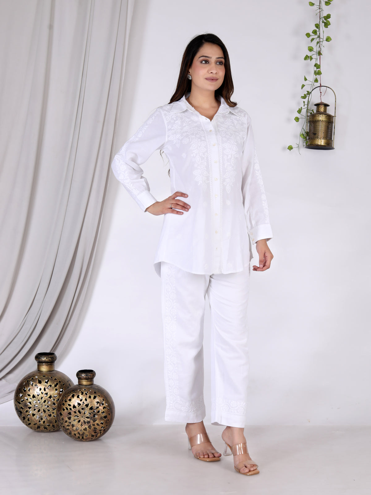 Kareena Chikankari Co-Ord Set.
