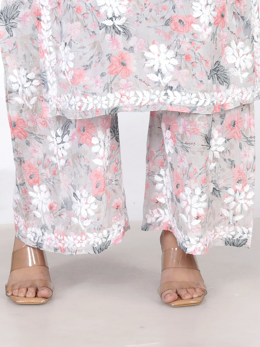 UMAIMA COTTON CHIKANKARI CO-ORD SET