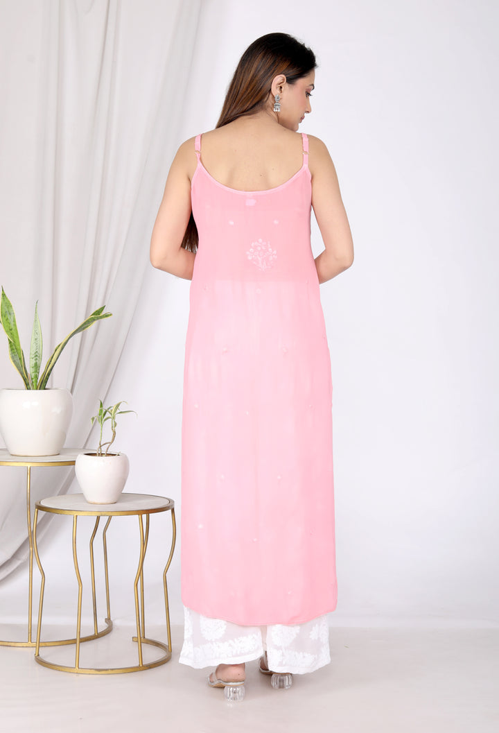 Asiya Georgette Spaghetti Long Kurti