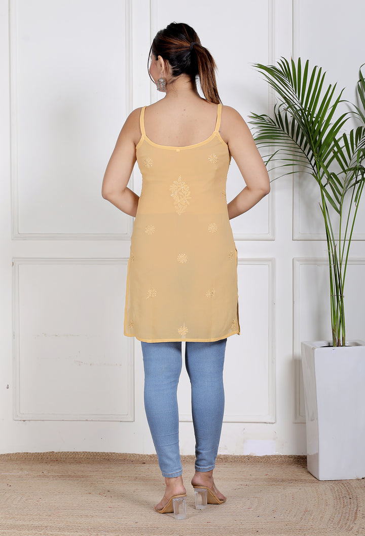 Mia Georgette Spaghetti Top