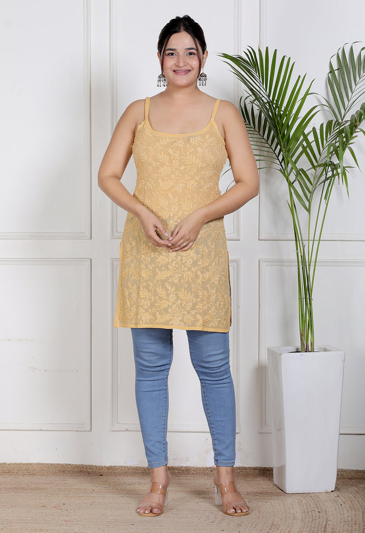 Mia Georgette Spaghetti Top