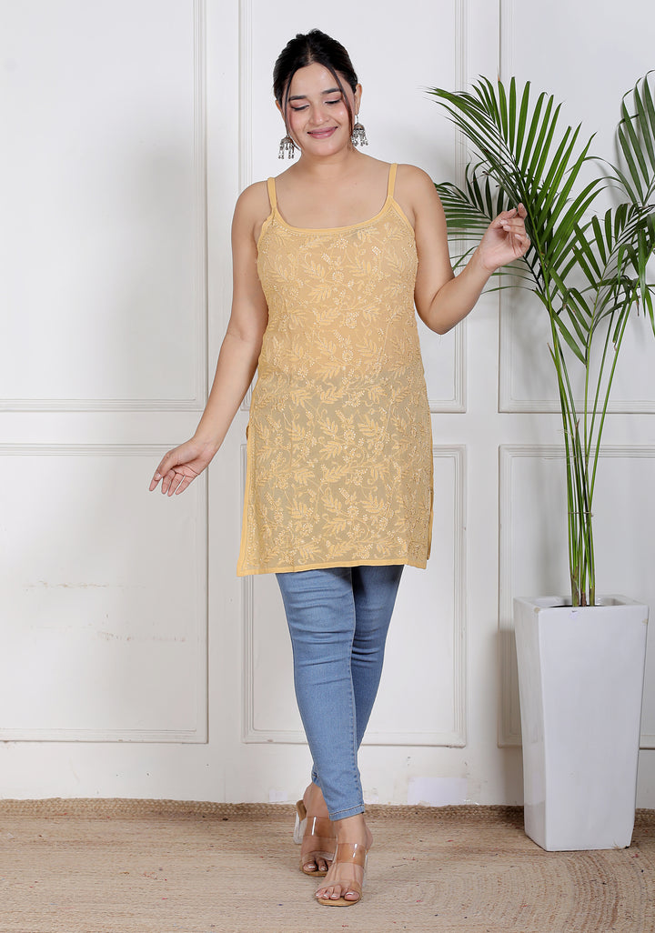 Mia Georgette Spaghetti Top