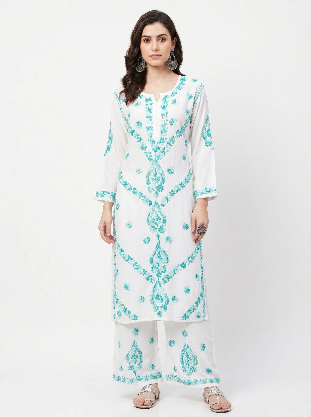 Ravina rayon Chikankari Co-ord set