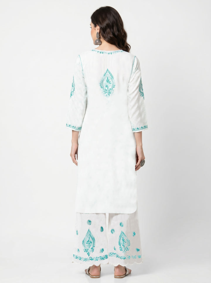 Ravina rayon Chikankari Co-ord set