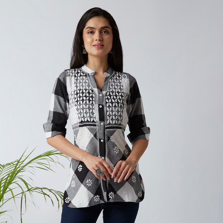 JULIET COTTON CHIKANKARI SHIRT