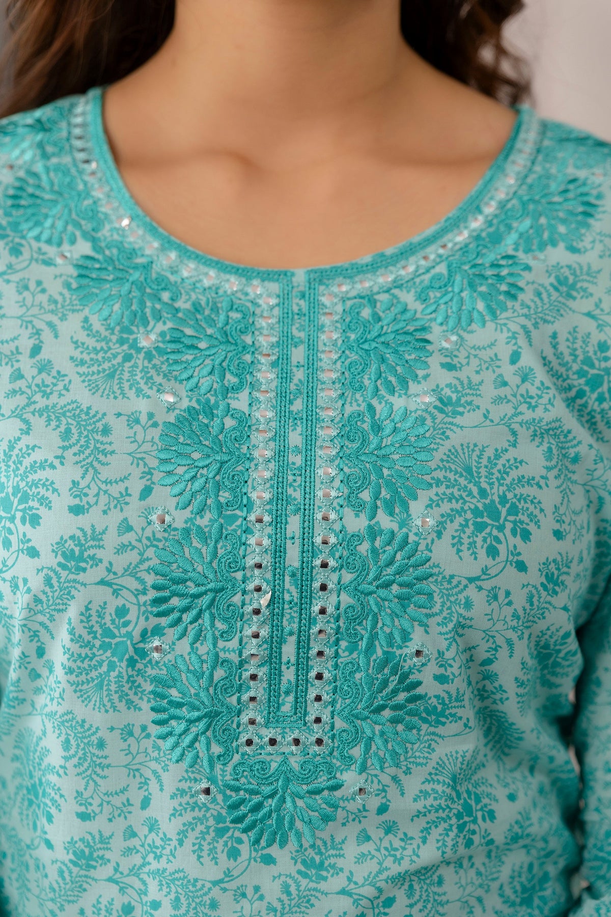 Aabha Cotton Printed Dupatta Set