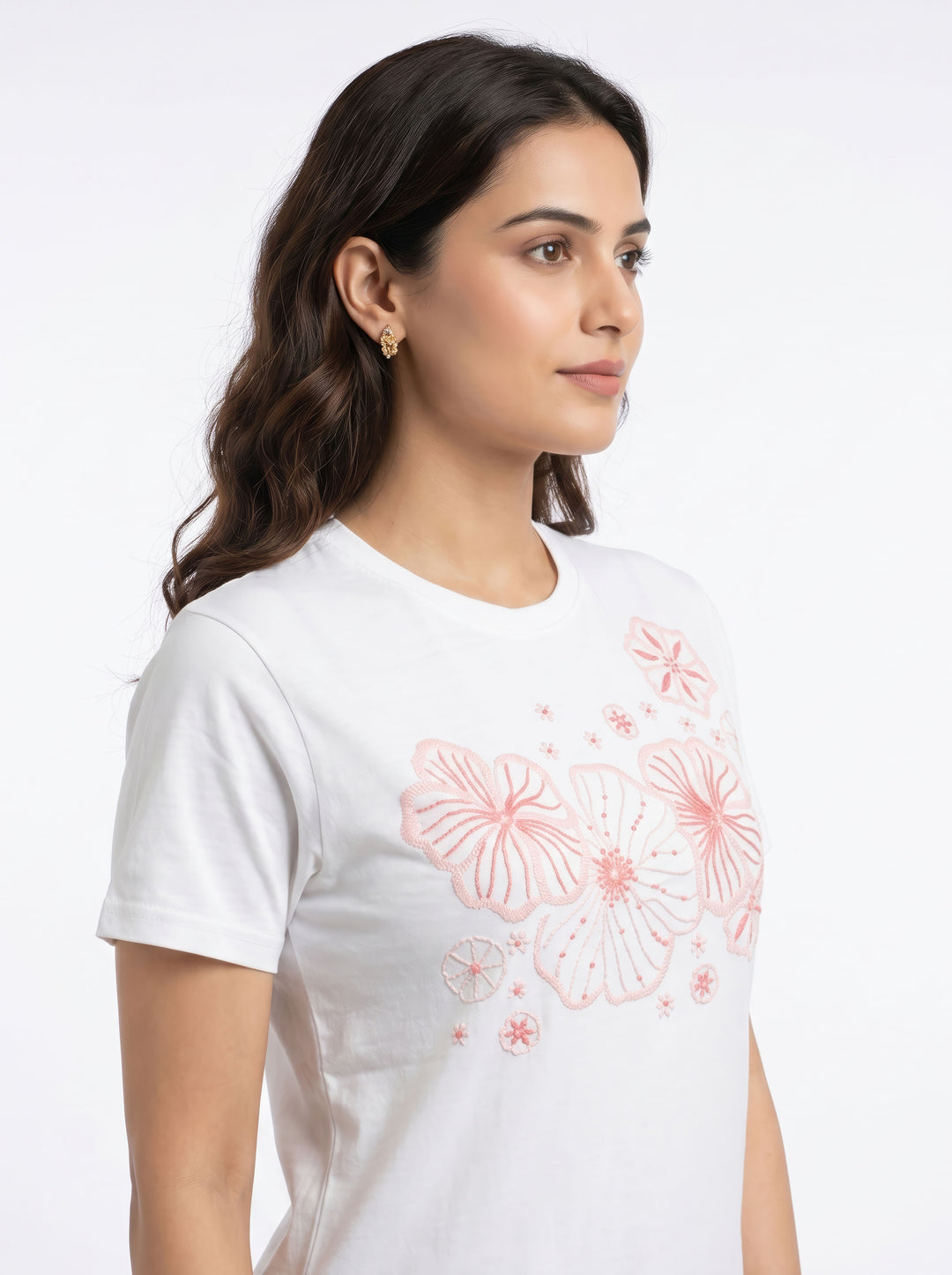 Suzzane Chikankari T shirt