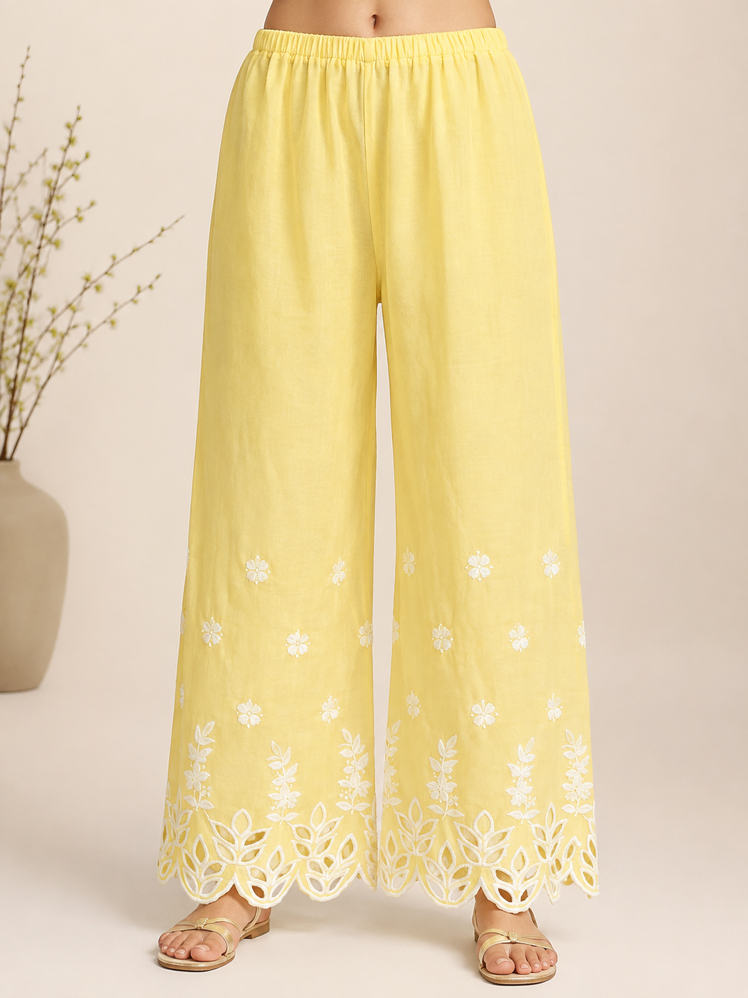 Rooh Muslin Chikankari Dress