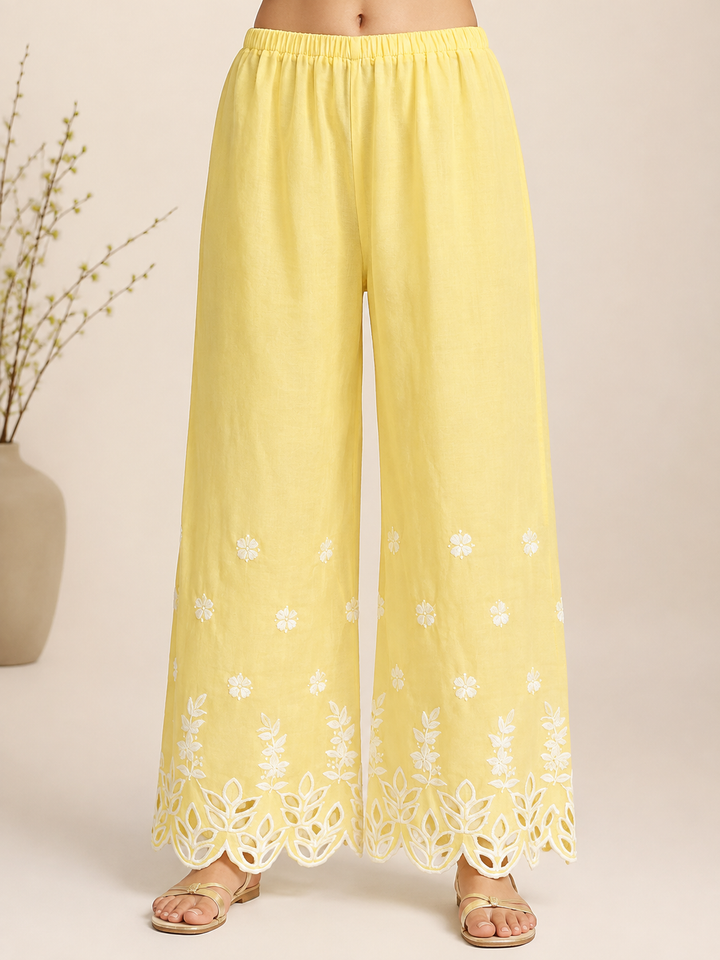Rooh Muslin Chikankari Dress