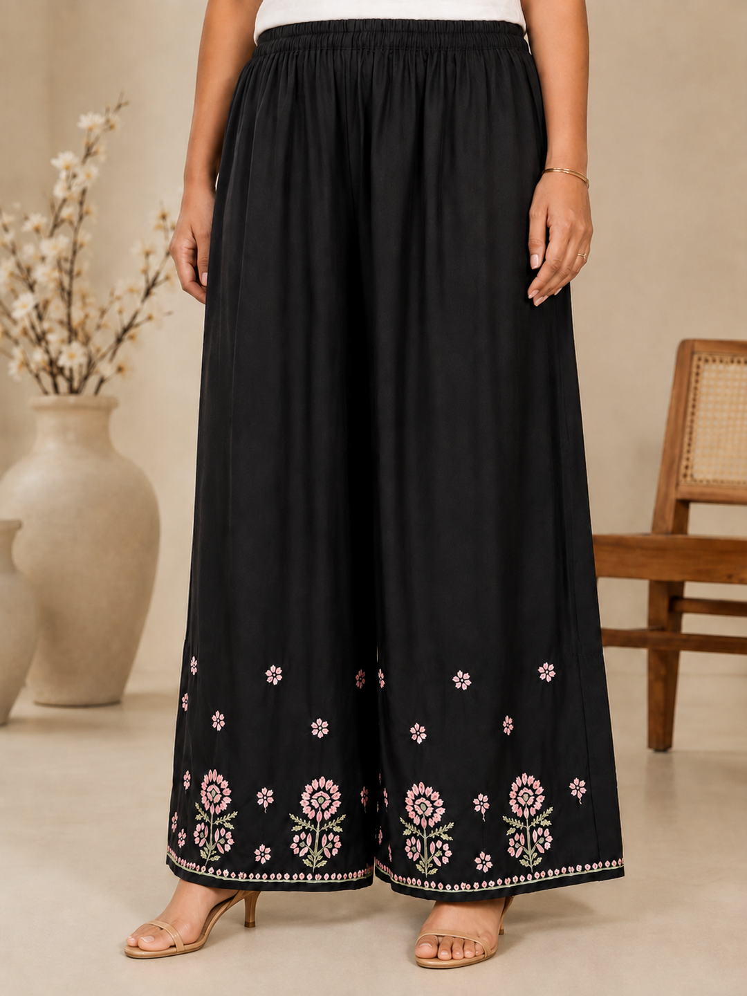Rayon Chikankari Co-ord Set
