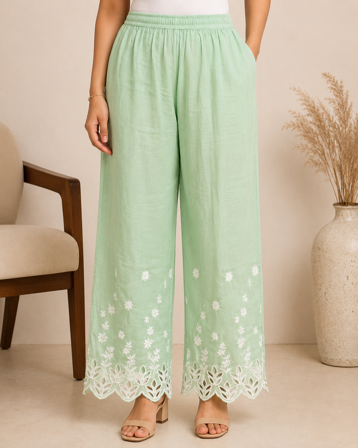 Rooh Muslin Chikankari Dress