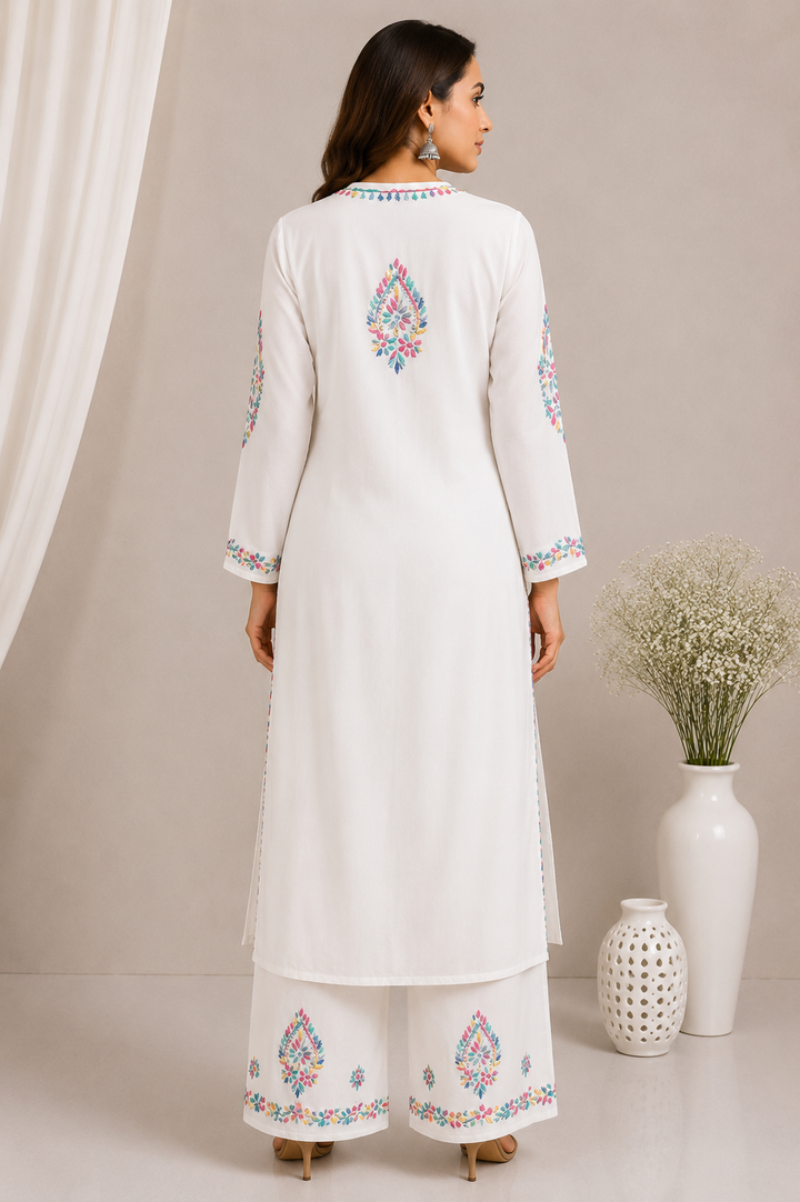 Ravina rayon Chikankari Co-ord set
