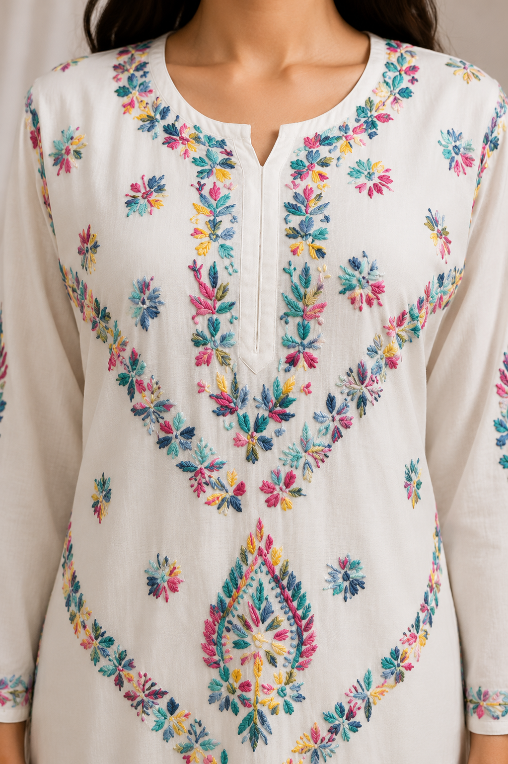 Ravina rayon Chikankari Co-ord set