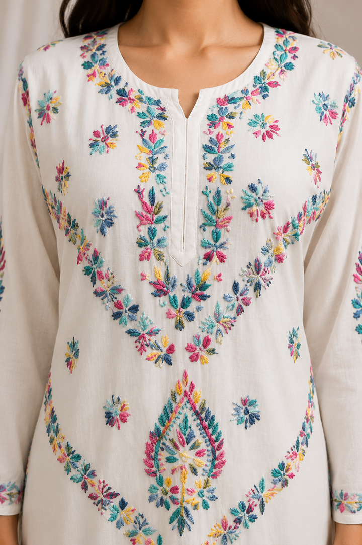 Ravina rayon Chikankari Co-ord set