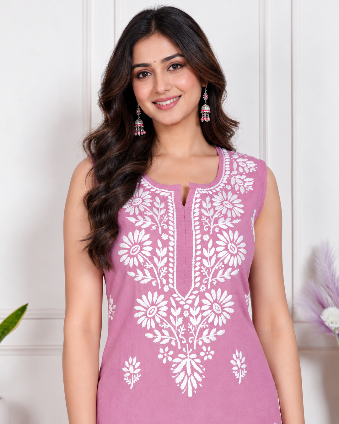 Sakina Cotton Chikankari Co-ord Set