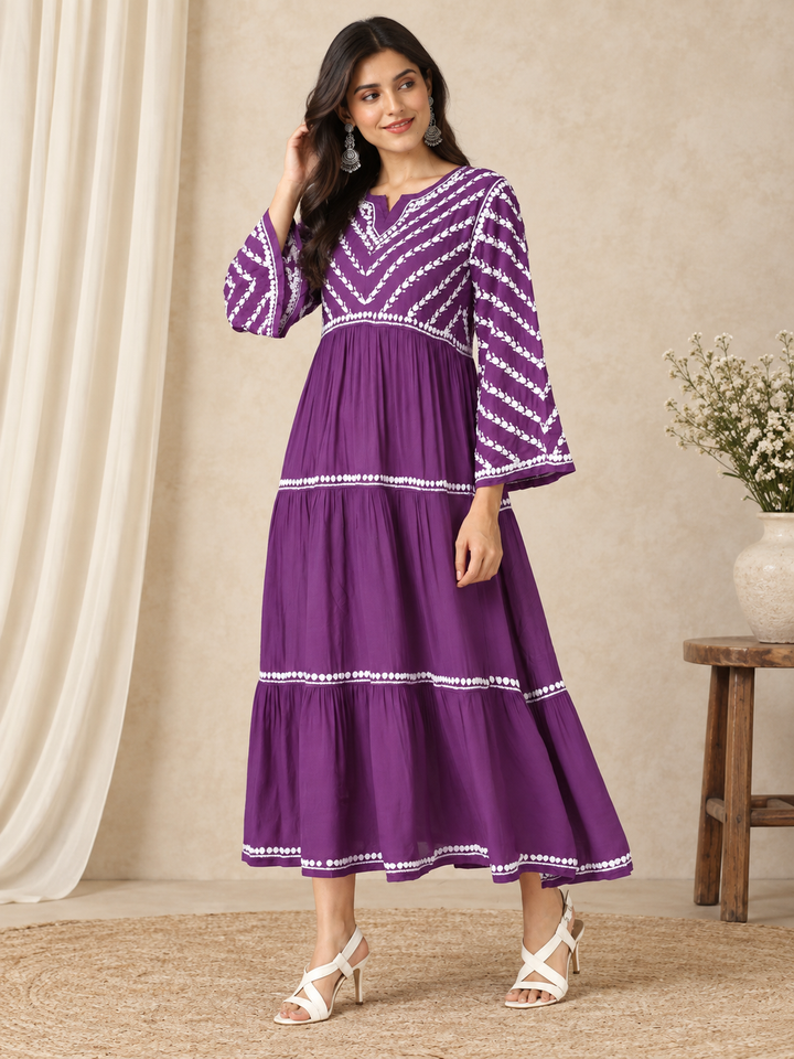 Rima Modal Gown purple