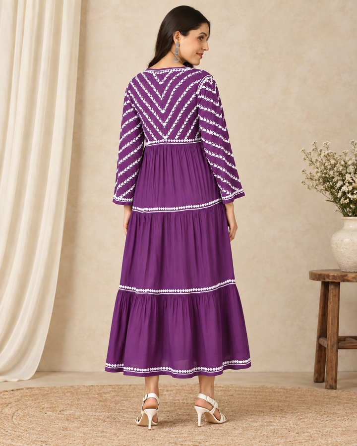 Rima Modal Gown purple
