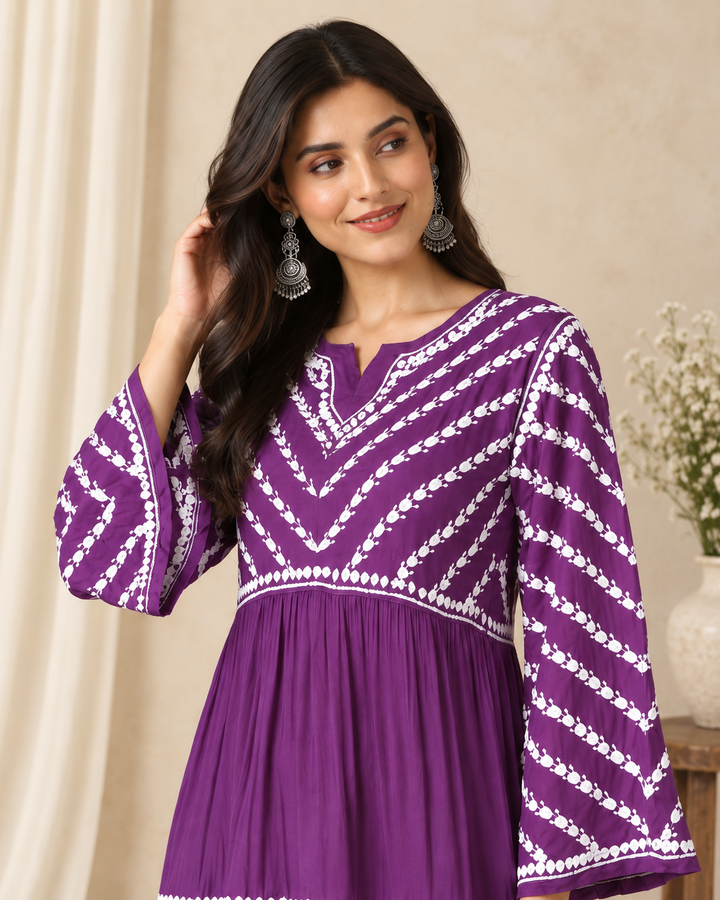 Rima Modal Gown purple