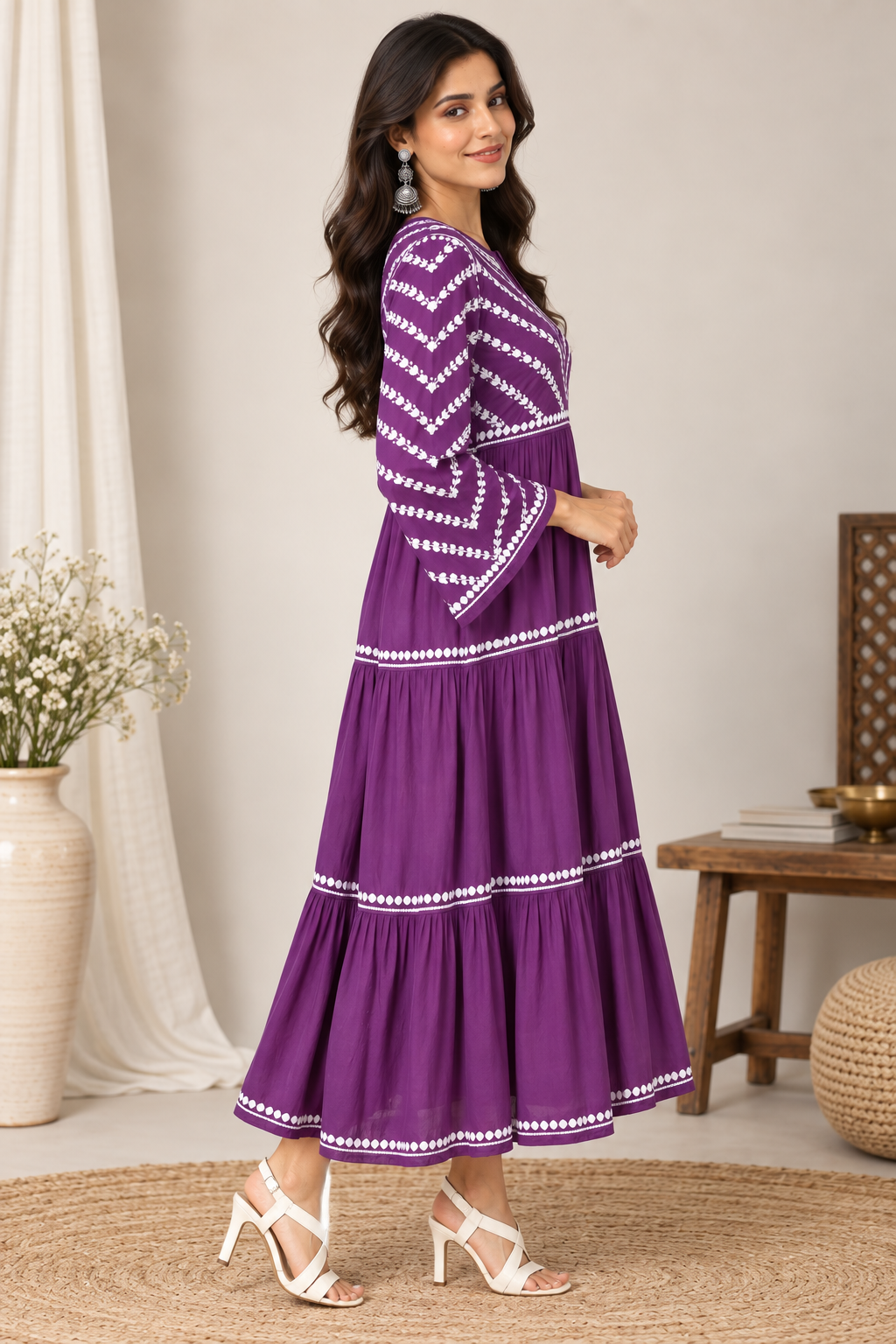 Rima Modal Gown purple
