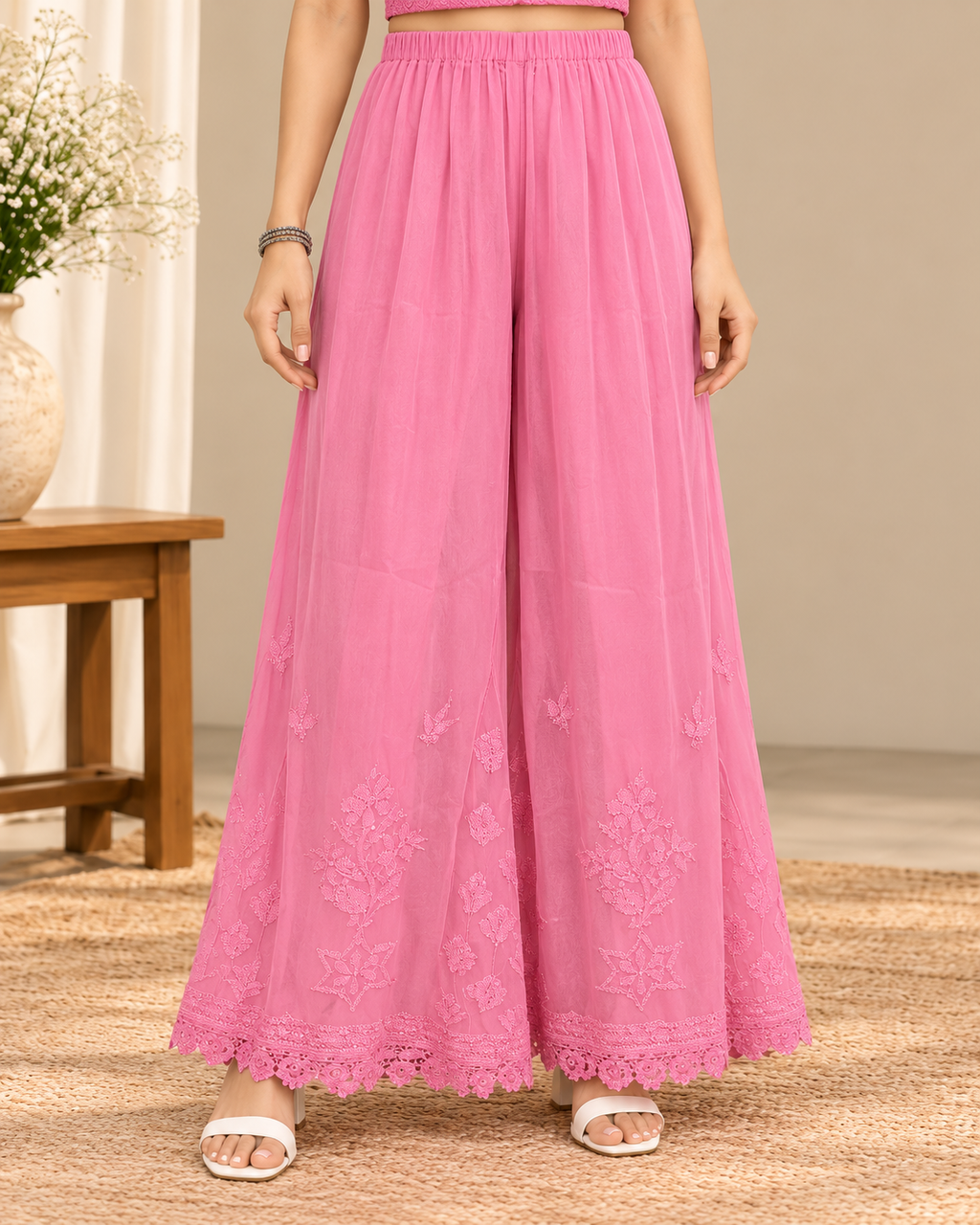 Mannat Georgette Spaghetti full dress