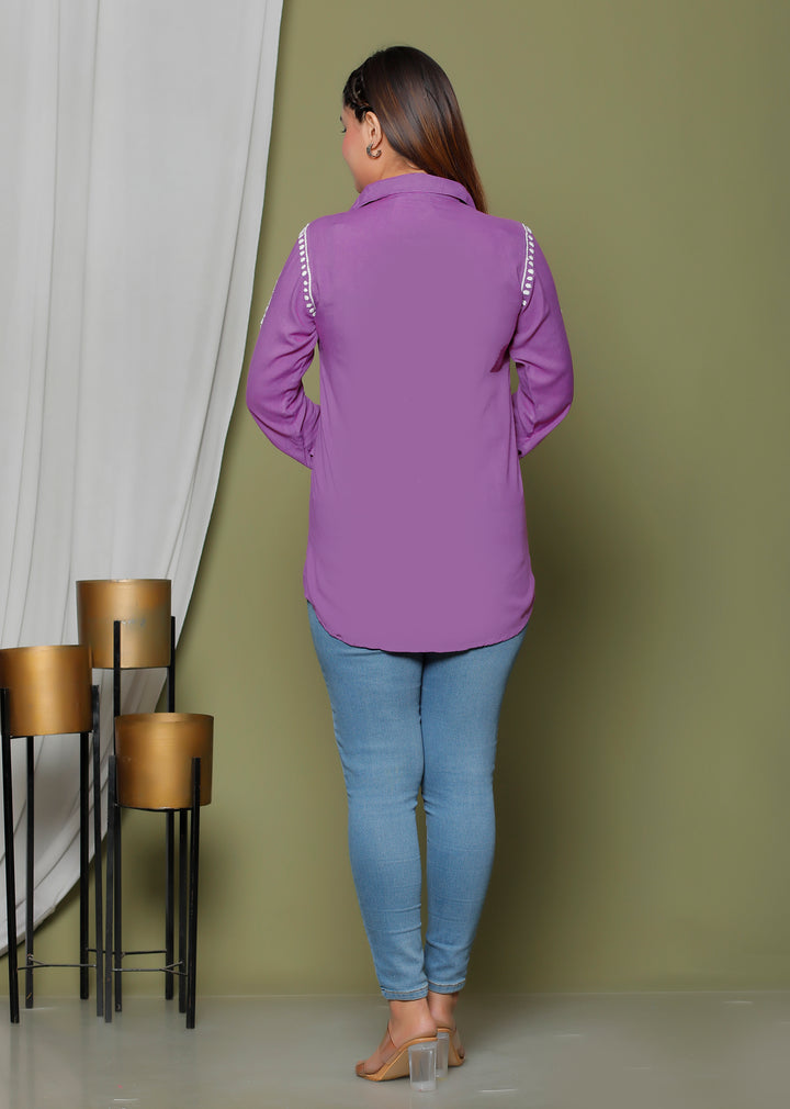 Azra Modal Chikankari Shirt