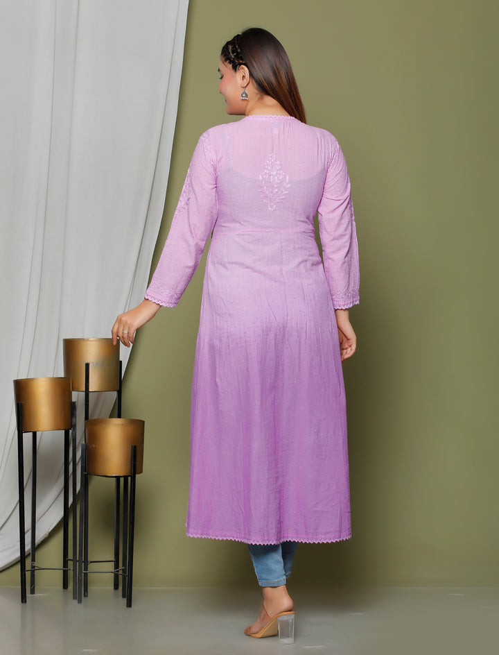 Naima Cotton Chikankari Angarkha