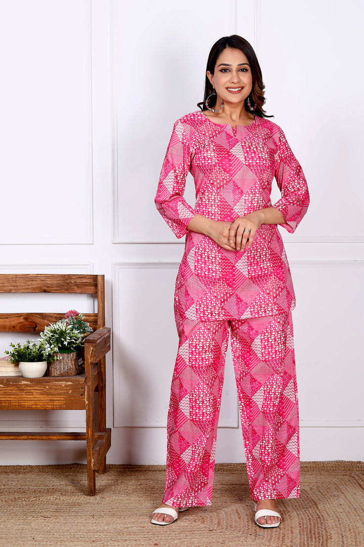 ANUSHKA COTTON PRINTED CO-ORD SET