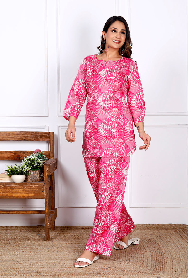 ANUSHKA COTTON PRINTED CO-ORD SET